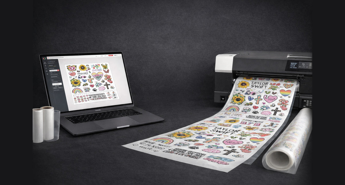 DTF gang sheet transfers